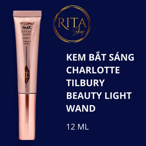 Kem bắt sáng Charlotte Tilbury Pillow Talk Beauty Light Wand màu Pillow Talk Original 12ml