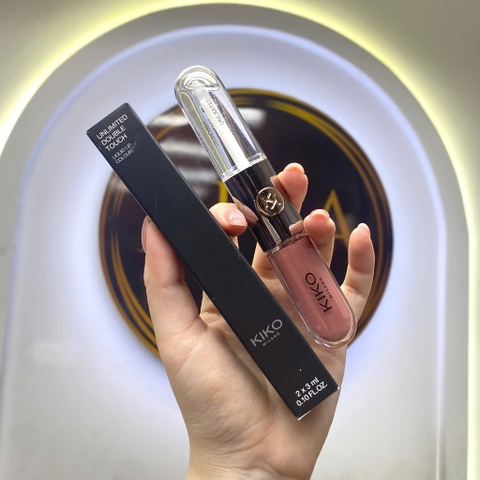 Son kem bóng 2 đầu Kiko Milani Unlimited Double Touch