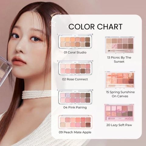 Bảng phấn mắt Clio Pro Eye Palette 7.2g