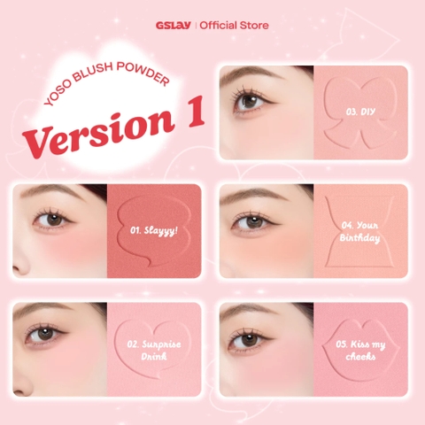Phấn má hồng mịn lì Gslay Yoso Blush Powder 5g