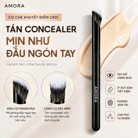 Cọ Che Khuyết Điểm AMORA Finger Pad Concealer Brush CK01