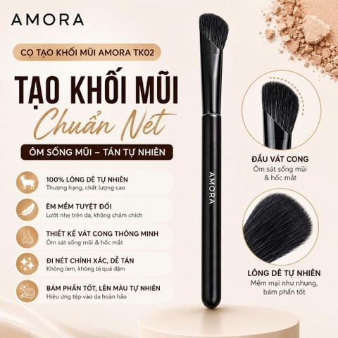 Cọ tạo khối mũi Amora Sickle Nose Contour Brush TK02