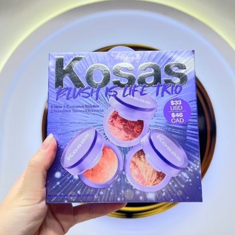 Set 3 má hồng mini Kosas Blush Is Life Trio phiên bản giới hạn 2025