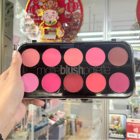 Bảng 10 ô má hồng Beauty Treats Matte Blush Palette