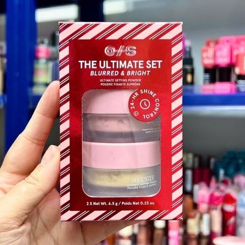 Set phấn phủ mini One Size Ultimate Blurring Setting Powder kiềm dầu làm mờ mịn da 6g x 2