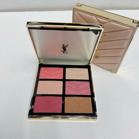 Bảng phấn má hồng + bắt sáng Golden Oasis Face Palette