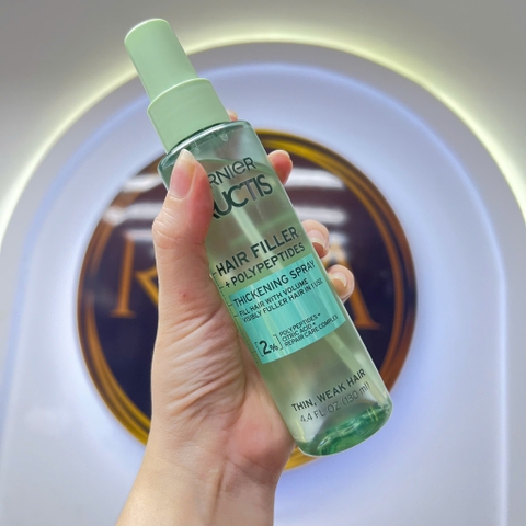Xịt dưỡng làm dày tóc Hair Filler Fullness Repair Leave-In Thickening Spray 130ml