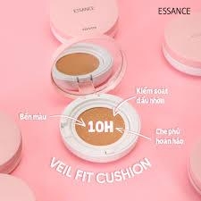 Phấn nước mịn lì mờ khuyết điểm Essance Veil Fit Cushion SPF50+ PA+++ 15g