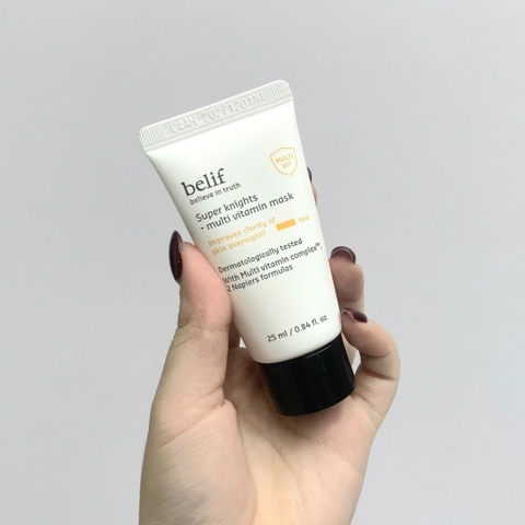 Mặt nạ ngủ dưỡng ẩm dưỡng sáng da Belif Super Knights Multi Vitamin Mask 25ml