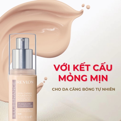 Kem Nền Dưỡng Da, Cấp Ẩm Revlon Illuminance Skin-Caring Foundation 30ml