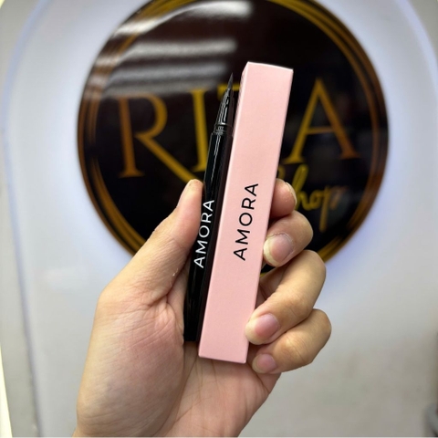 Bút kẻ mắt nước không lem không trôi Amora Waterproof Eyeliner Pen