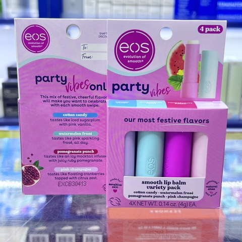 Set 4 Son Dưỡng EOS Party Vibes