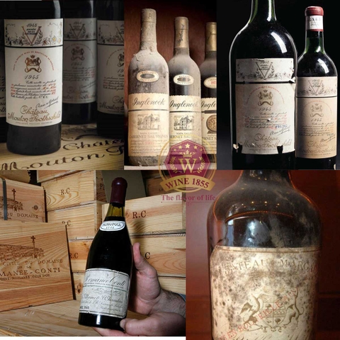 10 chai rượu vang đắt nhất thế giới