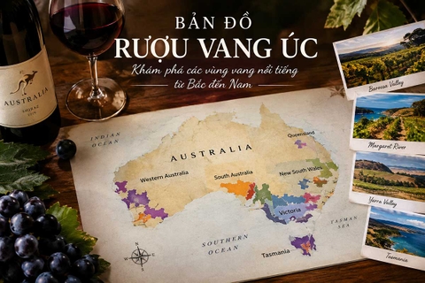 Bản Đồ Rượu Vang Úc