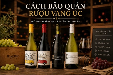 Cách Bảo Quản Rượu Vang Úc