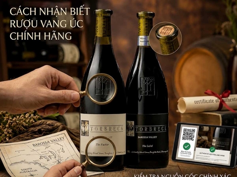 Cách Nhận Biết Rượu Vang Úc Chính Hãng