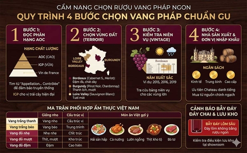 Làm sao chọn rượu vang Pháp ngon