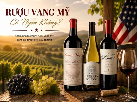 Rượu Vang Mỹ Có Ngon Không?