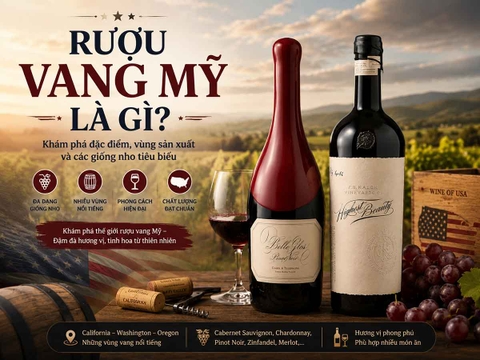 Rượu Vang Mỹ Là Gì?