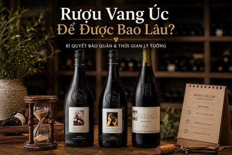 Rượu Vang Úc Để Được Bao Lâu?