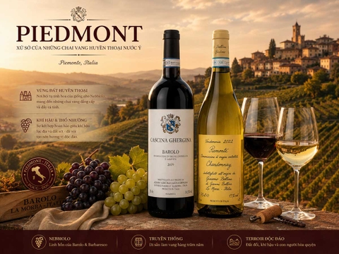 3 Vùng Sản Xuất Rượu Vang Ý Nổi Tiếng Nhất: Piedmont, Tuscany Và Veneto