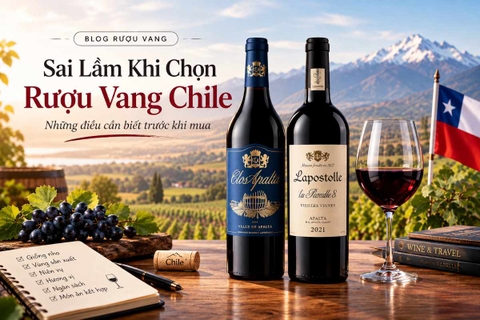 Sai Lầm Khi Chọn Rượu Vang Chile