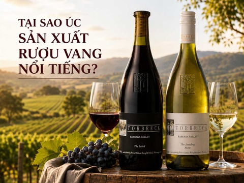 Tại Sao Úc Sản Xuất Rượu Vang Nổi Tiếng