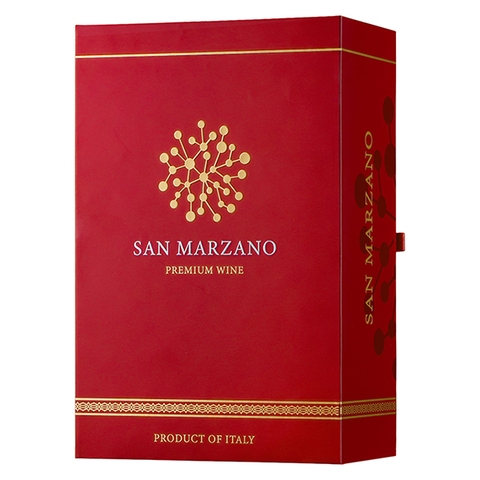Hộp Quà 2 chai Sanmazano - Màu đỏ Ruby