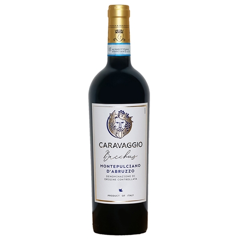 Rượu vang Ý Caravaggio Bacchus Montepulciano D’abruzzo
