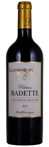 Rượu Vang Pháp Chateau Badette, Saint-Émilion Grand Cru