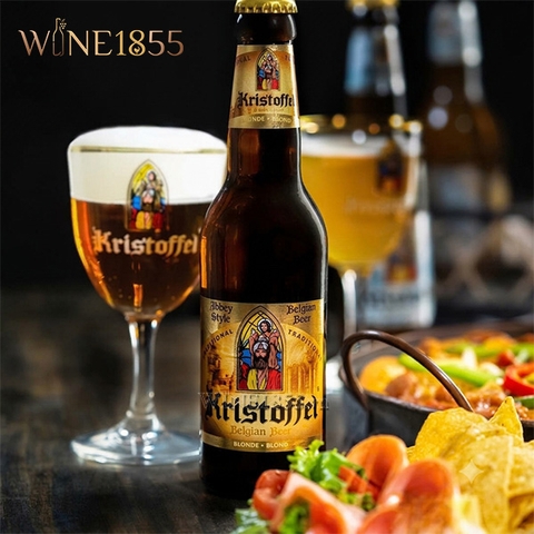 Bia Bỉ Kristoffel Blonde 6% – Chai 330ml