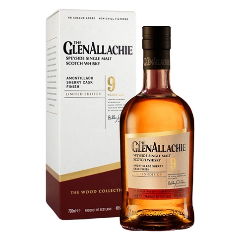 Rượu Whisky GlenAllachie 9 Amontillado Sherry Cask Finish