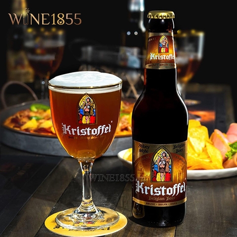 Bia Bỉ Kristoffel Dark 6% – Chai 330ml