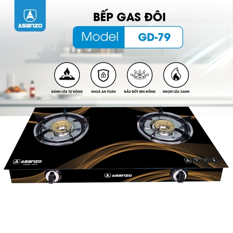 BẾP GAS ĐÔI GD79
