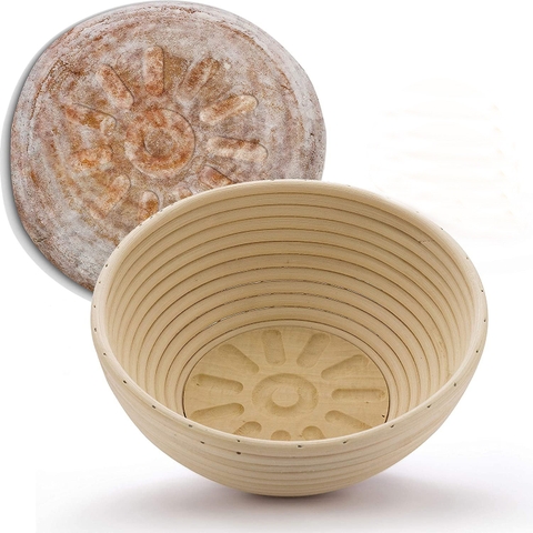 Wooden Bottom Banneton Basket