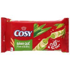 Bánh quế kem vị lá dứa