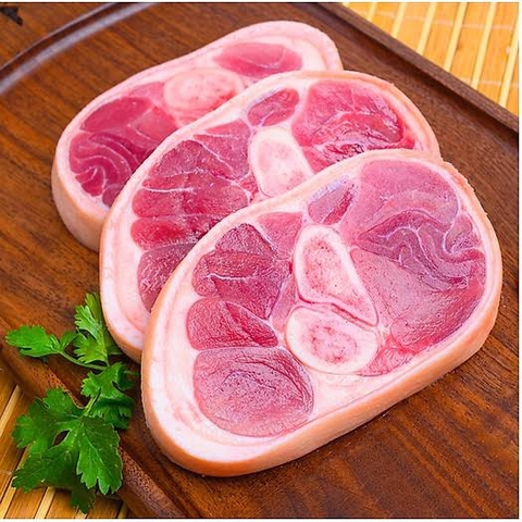 Bắp heo cắt khoanh