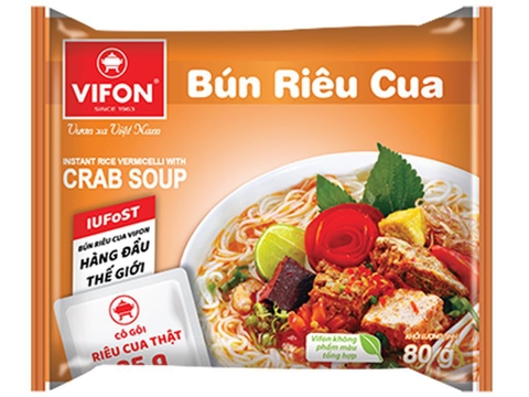 Bún riêu cua<カニ　ビーフン＞