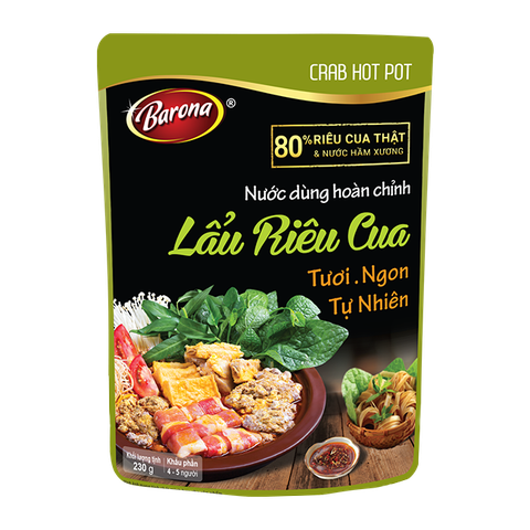 Lẩu riêu cua　カニ鍋スープ