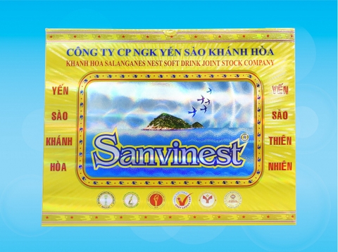 Nước Yến sào Sanvinest Khánh Hòa lọ 70ml, 21% Yến sào, có đường. Hộp 6 lọ - S101H6