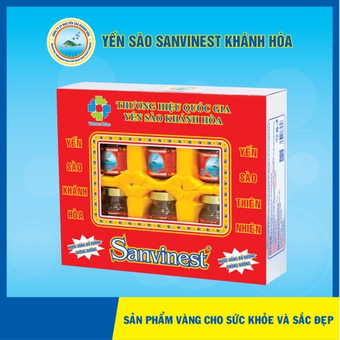 Nước Yến sào Sanvinest Khánh Hòa lọ (Không đường) 70ml, Hộp 1 lọ - 102