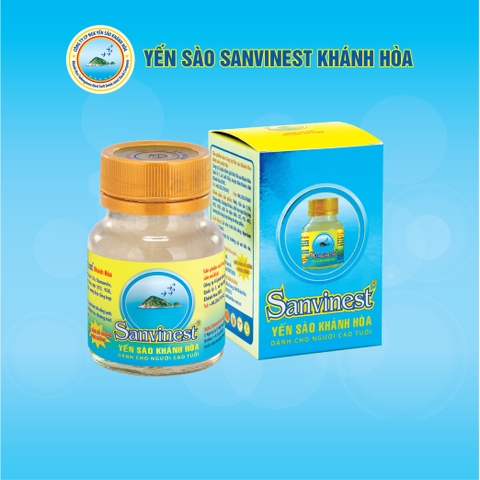 Nước Yến sào Sanvinest Khánh Hòa không đường dành cho người cao tuổi 70 ml, Hộp 01 lọ - 206