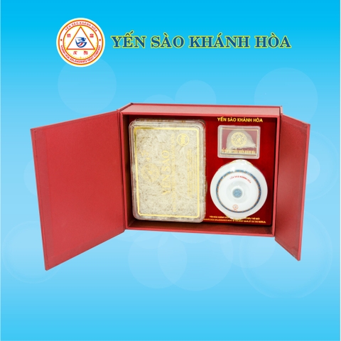 Yến sào đảo thiên nhiên Khánh Hòa tinh chế mẫu hộp quà tặng 100G - 014GS