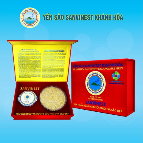 Hộp quà tặng Yến sào Tinh chế 100g Sanvinest Khánh Hòa Chính hiệu.