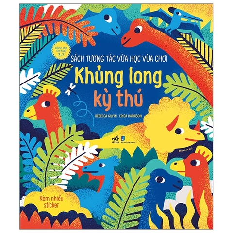 Sách Tương Tác Vừa Học Vừa Chơi -Khủng Long Kỳ Thú