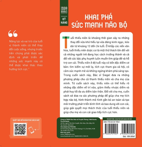 Sách Brainstorm - Khai Phá Sức Mạnh Não Bộ