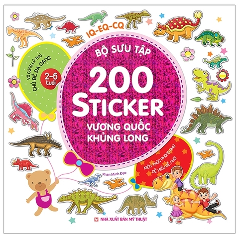 Bộ Sưu Tập 200 Sticker - Vương Quốc Khủng Long