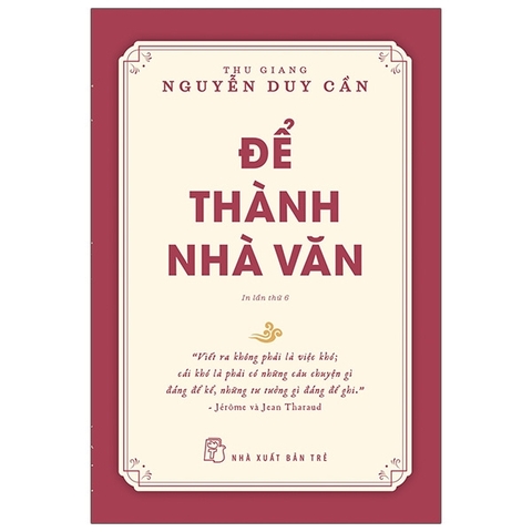 TS Thu Giang - Để thành nhà văn