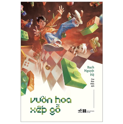 Vườn hoa xếp gỗ