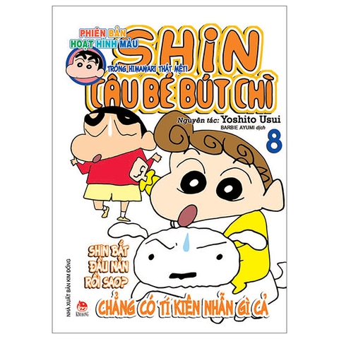 Shin - Cậu Bé Bút Chì - Phiên Bản Hoạt Hình Màu - Tập 8 - Để Mắt Đến Himawari Thật Mệt! (Tái Bản 2024)